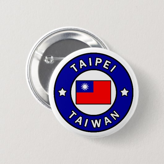 Taipei Taiwan Button (Vorne & Hinten)