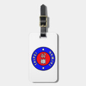 Taipei Taiwan Gepäckanhänger (Vorderseite vertikal)