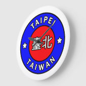 Taipei Taiwan Große Wanduhr (Winkel)