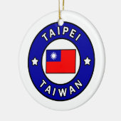 Taipei Taiwan Keramik Ornament (Links)