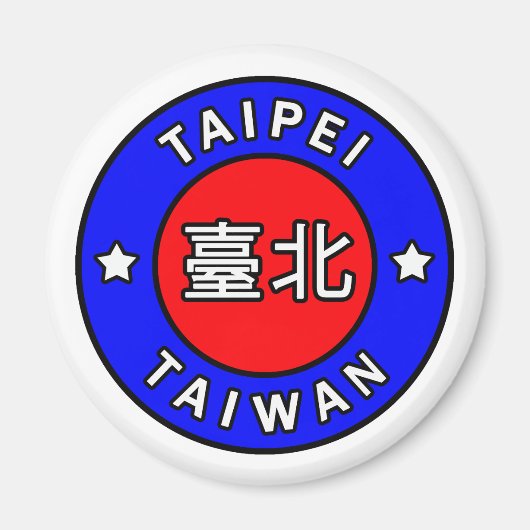 Taipei Taiwan Magnet (Vorne)