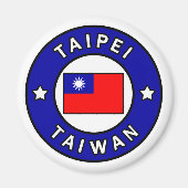 Taipei Taiwan Magnet (Vorne)