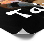 Taipei Taiwan Night Market Scene Poster (Ecke)