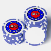 Taipei Taiwan Pokerchips (Stapel)