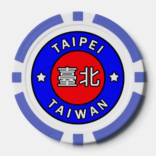Taipei Taiwan Pokerchips (Vorderseite)