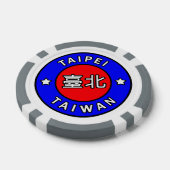 Taipei Taiwan Pokerchips (Einzeln)