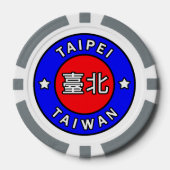 Taipei Taiwan Pokerchips (Vorderseite)