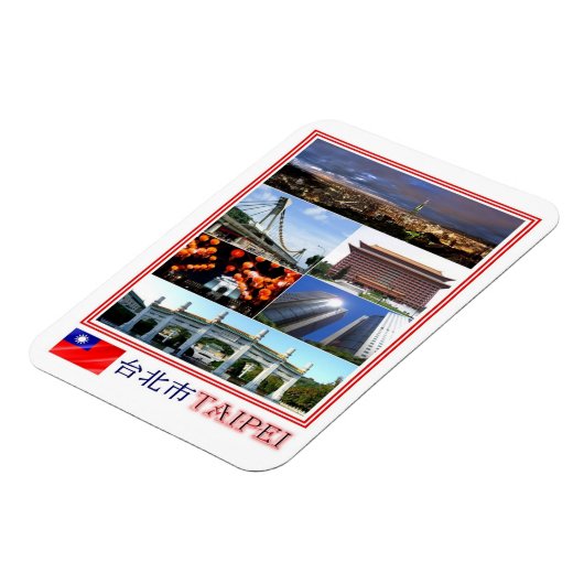 Taipei - Taiwan - Republik China - Mosaik - Mag. Magnet (Linke Seite)