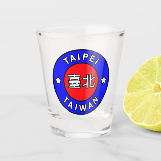 Taipei Taiwan Schnapsglas (Vorderseite)