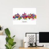 Taipei Taiwan Skyline Poster (Heimbüro)