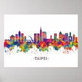 Taipei Taiwan Skyline Poster (Vorne)