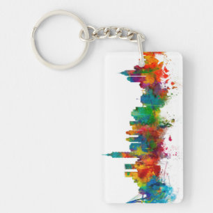 Taipei Taiwan Skyline Schlüsselanhänger