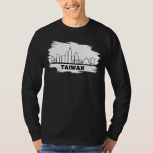 Taipei Taiwan Skyline-Unterstützung für Taiwan I L T-Shirt