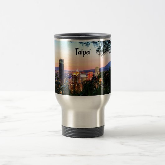 Taipei, Taiwan Stadtbild Reisebecher (Mittel)