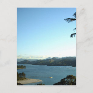 Tairua New Zealand Hafen Ende Nachmittag Postkarte