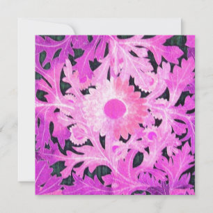 TAISCH, rosa Schwarz-weiß Ankündigung