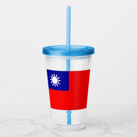 Taiwan Acryltrinkbecher (Vorderseite)