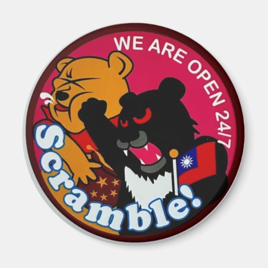 Taiwan Air Force Patch Scramble Magnet (Vorne)