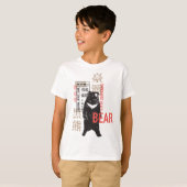 Taiwan Animal Retro Graphic - Taiwan Black Bear T-Shirt (Vorne ganz)