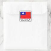 Taiwan-Aufkleber Quadratischer Aufkleber (Tasche)