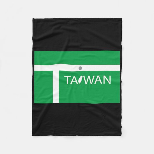 Taiwan Badminton 2020 in Grenzen Fleecedecke (Vorderseite)