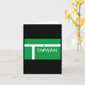 Taiwan Badminton 2020 in Grenzen Karte (Gelbe Blume)