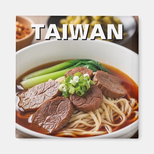 Taiwan Beef Noodle Soup Magnet (Vorne)