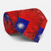 Taiwan-Binde Krawatte (Gerollt)