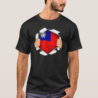 Taiwan Blood Inside Me Taiwanese Flag Pride Men Wo T-Shirt