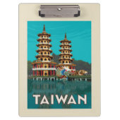 Taiwan | Dragon und Tiger Pagodas Klemmbrett (Vorderseite)