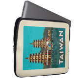 Taiwan | Dragon und Tiger Pagodas Laptopschutzhülle (Vorne Rechts)