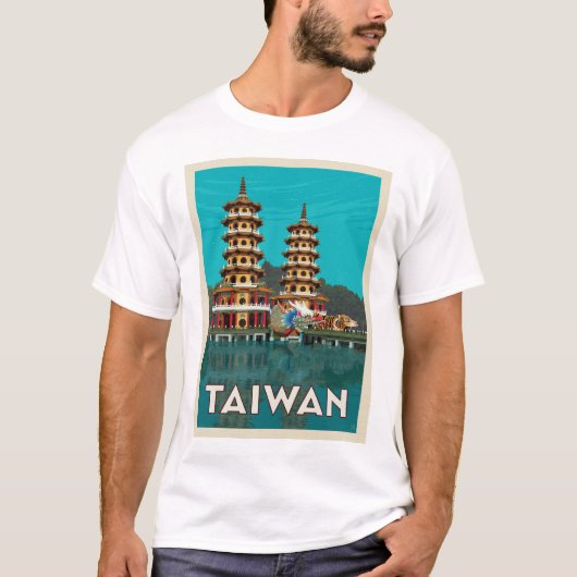 Taiwan | Dragon und Tiger Pagodas T-Shirt (Vorderseite)