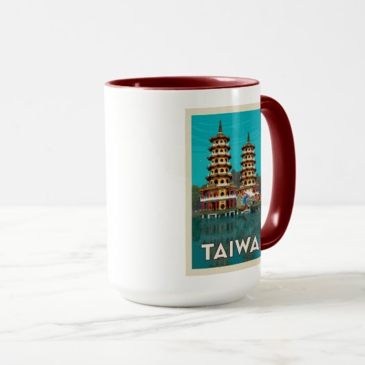 Taiwan | Dragon und Tiger Pagodas Tasse (VorderseiteRechts)