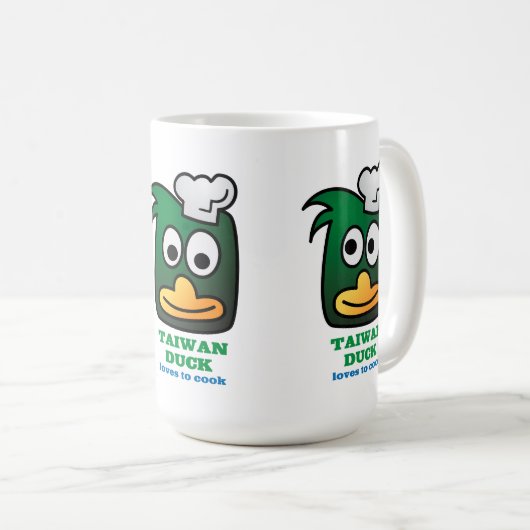 Taiwan-EntenKaffeetasse-Tee-Tasse Kaffeetasse (VorderseiteRechts)