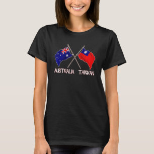Taiwan Flag Australien Unterstützung Taiwanisch fü T-Shirt