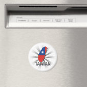 Taiwan Flag Map 2.0 Magnet (In Situ (Geschirrspüler))