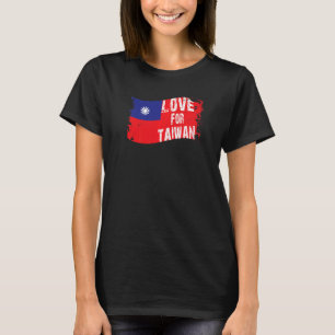 Taiwan Flag taiwanesische Taipei Liebe für Taiwan T-Shirt
