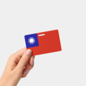 Taiwan-Flagge Ausweis (Handheld)