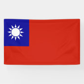 Taiwan-Flagge Banner (Horizontal)