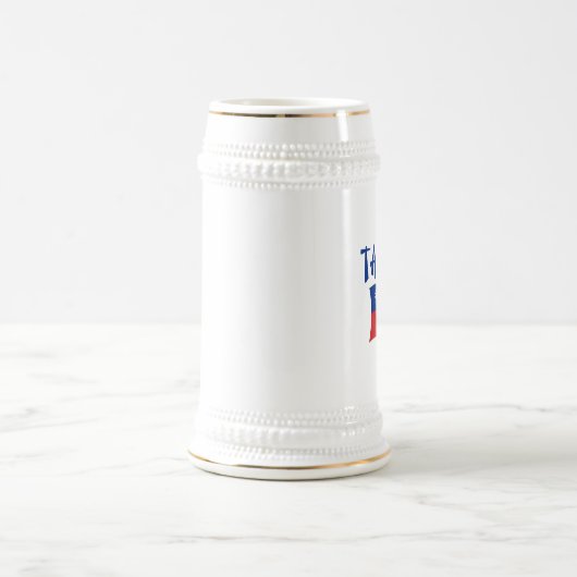 Taiwan-Flagge Bierglas (Mittel)