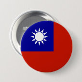 Taiwan-Flagge Button (Vorne & Hinten)