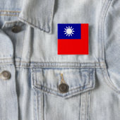 taiwan Flagge Button (Beispiel)