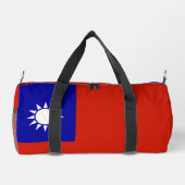 Taiwan-Flagge Duffle Bag (Rückseite)