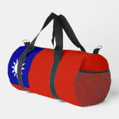 Taiwan-Flagge Duffle Bag (Rechte Ecke)