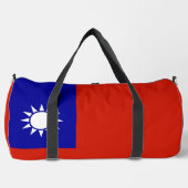 Taiwan-Flagge Duffle Bag (Vorderseite)