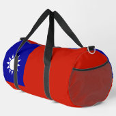 Taiwan-Flagge Duffle Bag (Rechte Ecke)