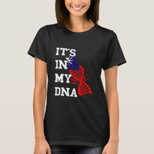 Taiwan-Flagge Es Ist In Meiner DNA-Molekül Taiwane T-Shirt