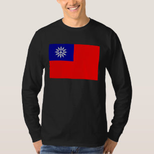 Taiwan-Flagge Friedenszeichen Pazifist Taiwanesisc T-Shirt