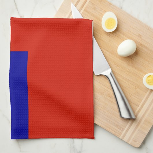 Taiwan-Flagge Geschirrtuch (Viertel Falte)