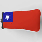 Taiwan-Flagge Golf Headcover (Vorderseite)